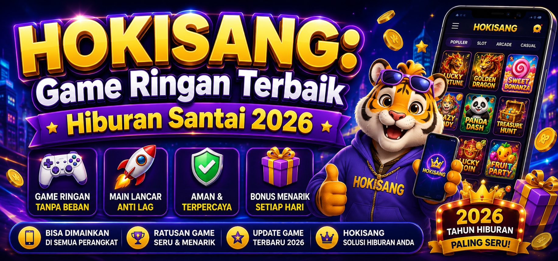 HOKISANG: Game Ringan Terbaik Hiburan